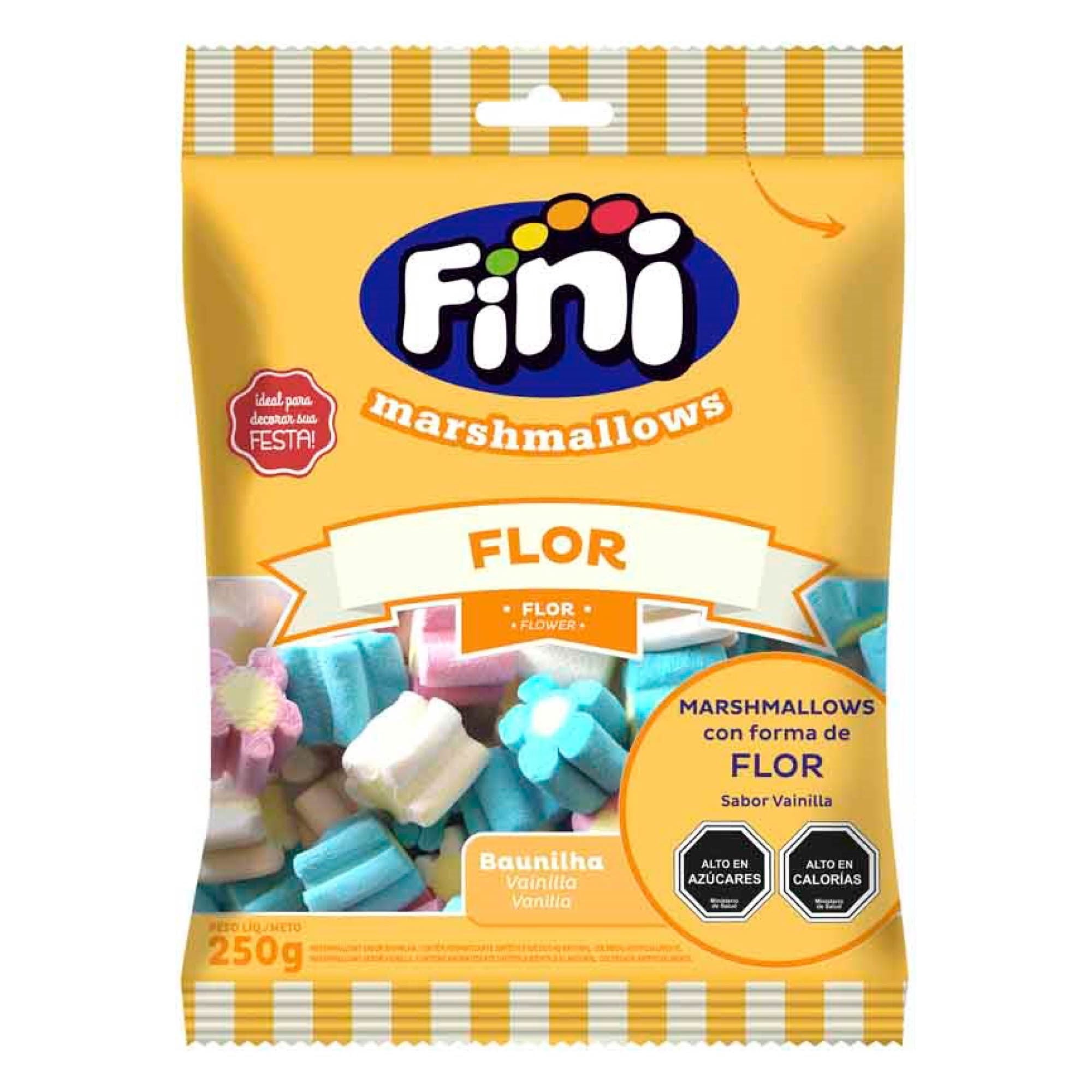 Marshmallow Forma Flor 250 g Fini
