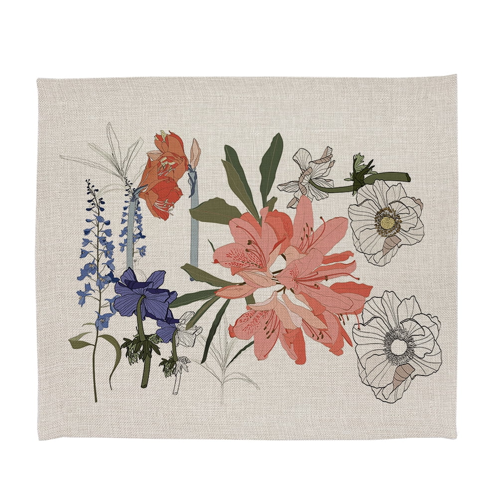 Tuyo Print - Set 4 Individuales Linet Natural Lili