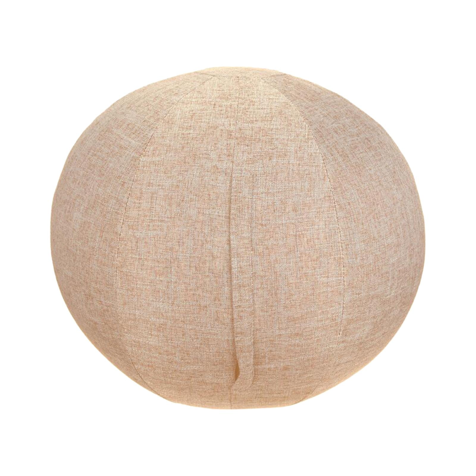 Magideal - Funda Para Pelota De Yoga Y Pilates, Funda Para Pelotas Para Sentarse, Antiarañazos, A Prueba De Polvo, Con Cómodas Asas De Transporte, Funda Para Pel Beige 55cm