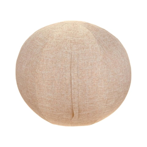 Ioensy - Cubierta De Pelota De Yoga Cubierta De Pelota Protectora Plegable Cubierta De Pelota Antiexplosión Beige 65Cm