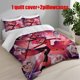 thumbnail image 1 of 3pcs Hotel Radio Demon Themed Bedding Set | 1 Duvet Cover + 2 Pillowcases Polyester, 1 of 5