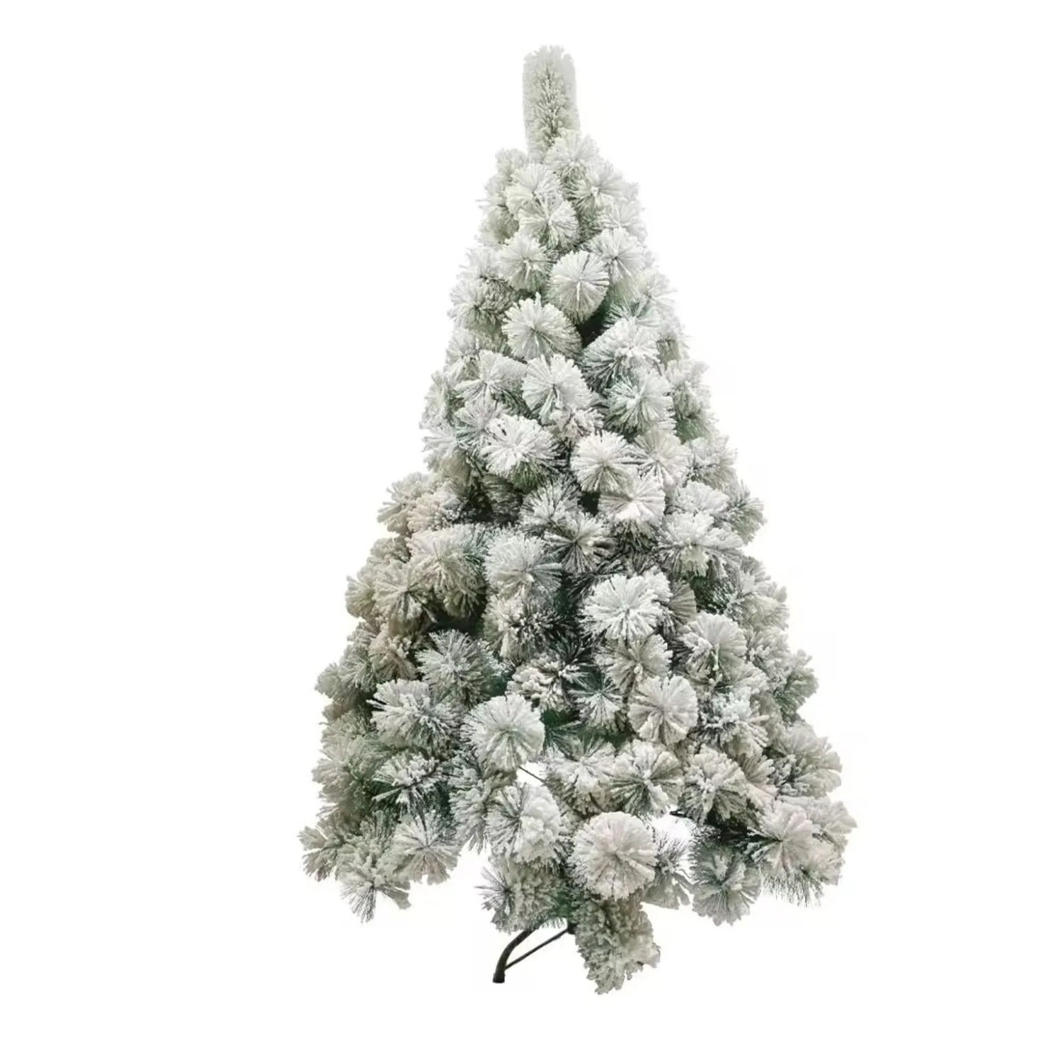 Click Ventas - Árbol De Navidad Blanco Terciopelo De 240cm Nevado