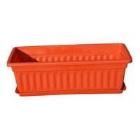 Ioensy - Maceta Para Flores, Jardinera Para Vegetales, Jardinera Para Ventana, Para Terraza, Porche, Entrada, Ladrillo Rojo