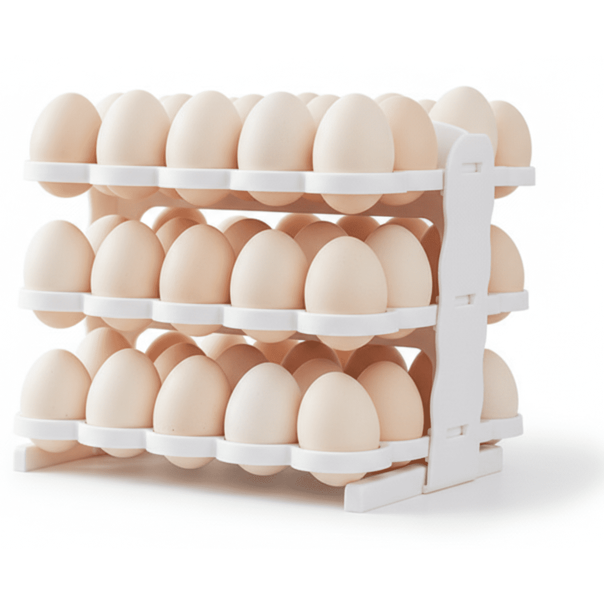 Genérico - Bandeja Organizador De Huevos 60 Piezas Universal Plegable