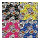 thumbnail image 4 of Cabeza De Calavera Tela Patchwork Cuadrados Algodón Acolchado Artesanía Mezcla De Colores 50x50cm, 4 of 5