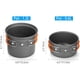 thumbnail image 3 of Odoland Camping Cookware Mess Kit, Lightweight Pot Stove Set, 3 of 3