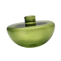 Magideal - Jarrón De Cristal Para Flores, Contenedor Para Plantas, Decoración Del Hogar, Arreglo Floral, Jarrón Hidropónico Para Cafetería, Armario, Estantería, Verde