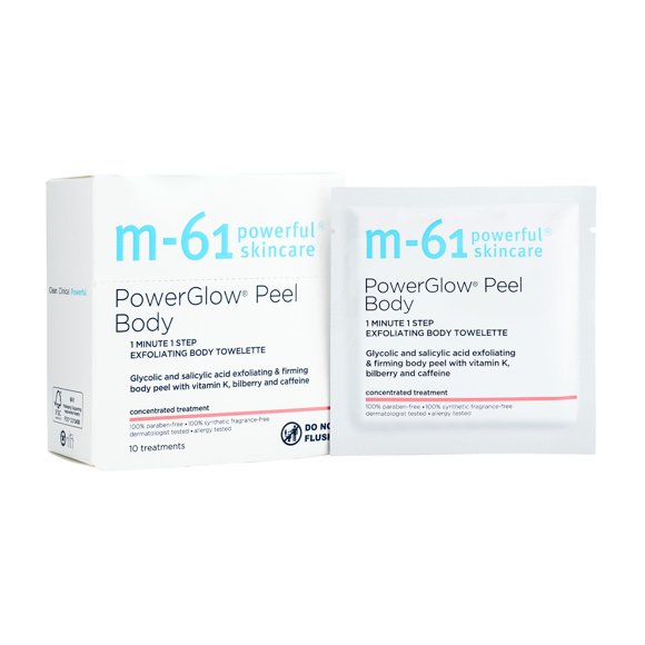 Toallita Corporal m-61 PowerGlow Peel – 10 Tratamientos