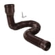 thumbnail image 2 of Extensión de bajante de canalón de lluvia para drenaje de , extensor de bajante de bajada de 47-150cm, Flexible para césped y patio al marrón, 2 of 4