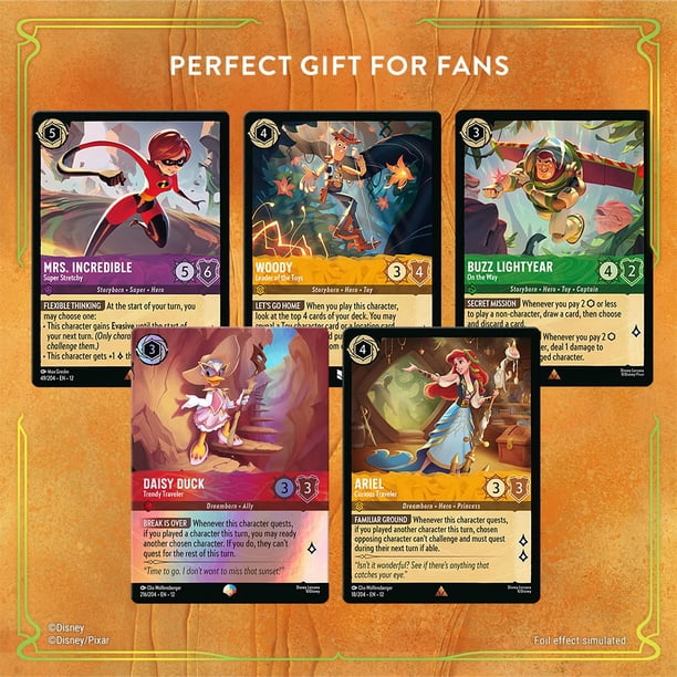 Cartas coleccionables Ravensburger Disney Lorcana Wilds Unknown