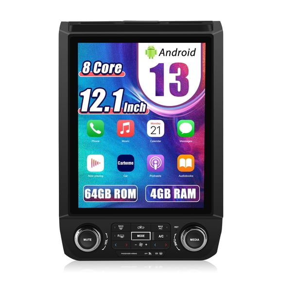 Radio para Auto Pyniro Ford F150 2015-21 Android 13 12.1"