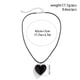 thumbnail image 2 of Gargantilla con colgante de corazón grande: collar de cristal grueso con forma de corazón hinchado para mujer, joyería Y2K, regalo para adolescentes., 2 of 6