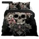 thumbnail image 1 of Lucifer Morningstar Satanic Duvet Cover Set Satanic Bedding Set Full Size Queen Size,gothic Skull Bedspreads Comforter Cover SetBed Sheets, 1 of 5