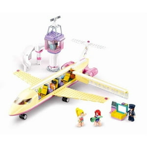Sluban - Avión De Pasajeros Jet Girl, Compatible Lego