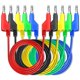 thumbnail image 1 of Enchufe apilable tipo banana a banana Goupchn de Test Leads, 1 m, 1000 V, 1 of 6
