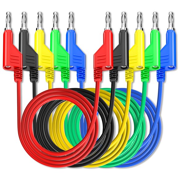 Enchufe apilable tipo banana a banana Goupchn de Test Leads, 1 m, 1000 V