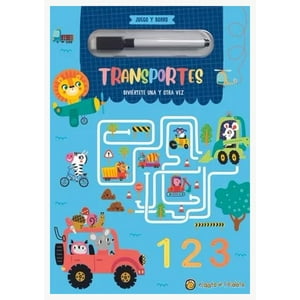 Libro Transportes-Juega Y Borra - El Gato De Hojalata