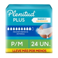 Ropa Interior Desechable Protect Plus P/M 24 Un Plenitud