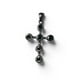thumbnail image 1 of Colgante de plata 925, Cruz Ónix, 1 of 3