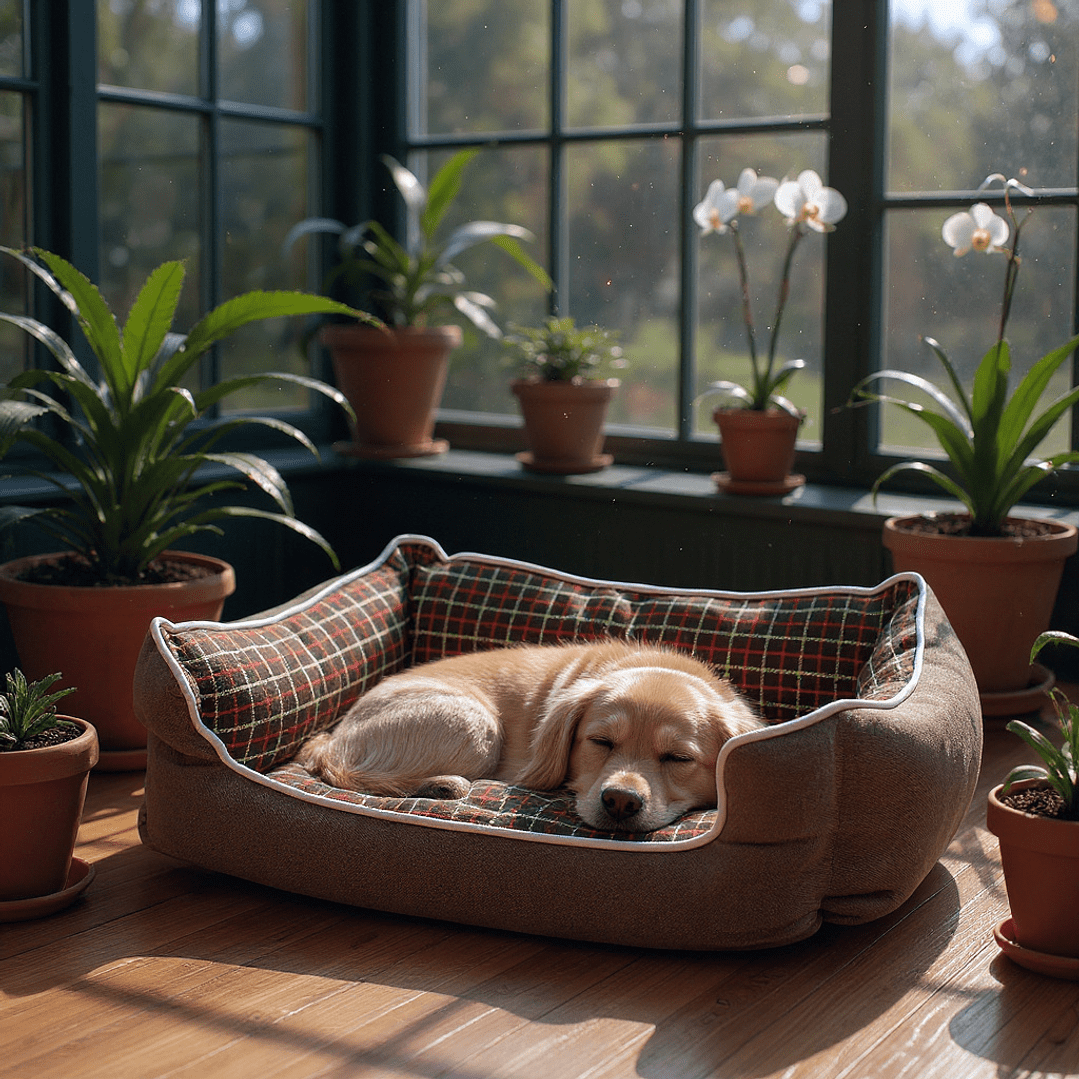 Bloccare - Cama Para Mascotas Espuma - Talla S (cafe) 40 X 40 X 15 Cm