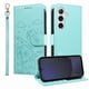 thumbnail image 1 of Funda Cartera para Samsung Galaxy S24 FE Perro Cachorro Grabado con Tarjetas Soporte Correa Verde, 1 of 6