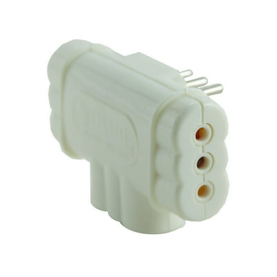Adaptador Triple Plano Abs 10A Marfil 1 Un Rema