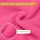 thumbnail image 5 of Uxcell Chaleco de Forro Polar para Perros, Abrigo de Forro Polar Elástico con Anillo para Correa Ropa Gruesa de Invierno para Mascotas Suave (XL, Sólido, Rojo Rosado/Púrpura, 2 Paquetes), 5 of 7