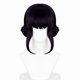 thumbnail image 1 of Peluca Sintética 1 Peluca Negra De Aspecto Elegante Cabello Corto Trenzado Pre peinado Peluca De Cabello Liso Sintético Grueso Adecuada Para Fiestas Temáticas, 1 of 3