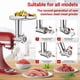thumbnail image 4 of Accesorio para picadora de carne GVODE para batidora de pie KitchenAid, 4 of 8