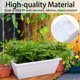 thumbnail image 4 of Maceta CHUKEMAOYI de plástico para verduras con ventana, paquete de 7 unidades, color blanco, 4 of 7