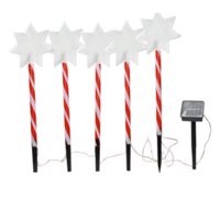 Genérico - Estacas Solares Navideñas Led Para Jardin De 25Cm