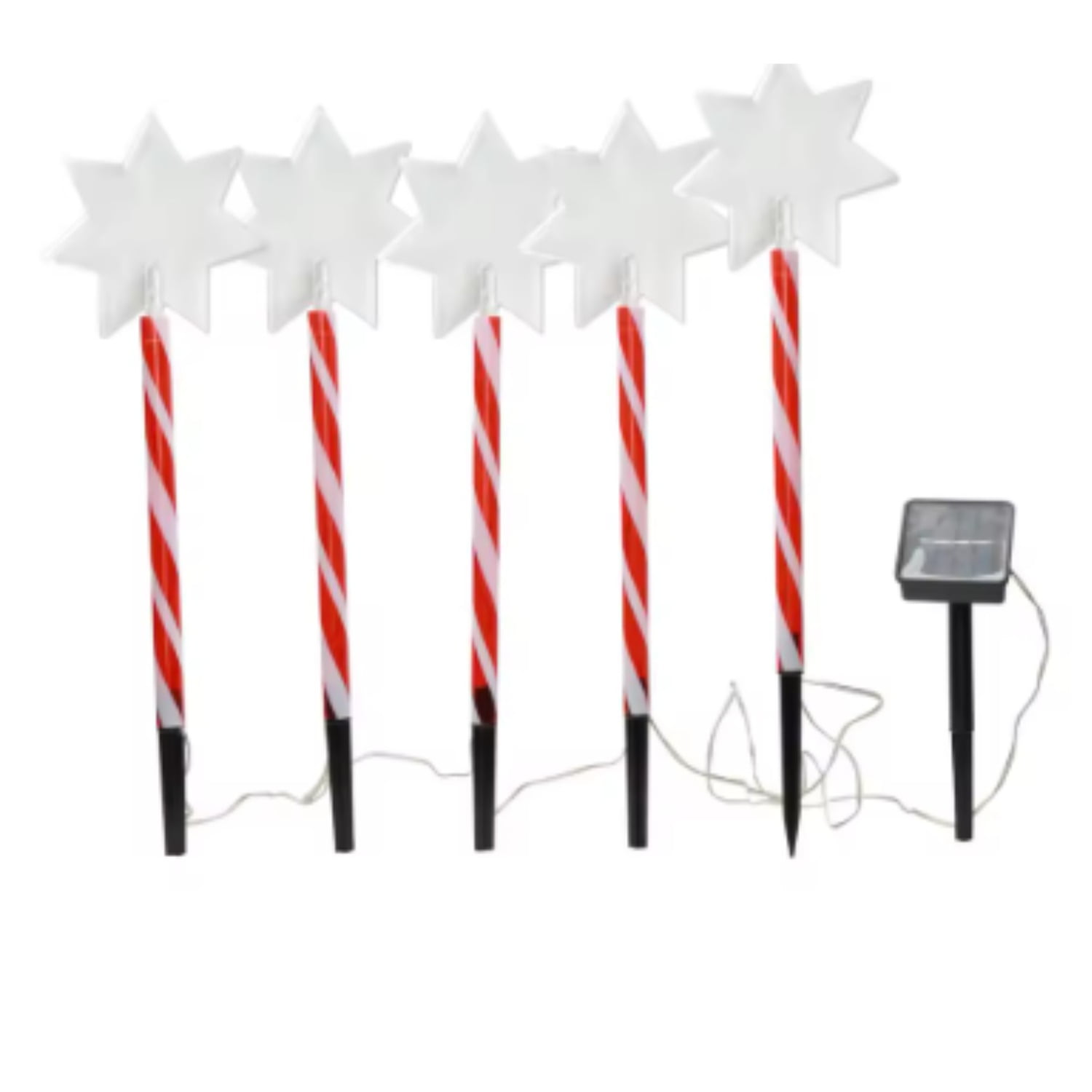 Genérico - Estacas Solares Navideñas Led Para Jardin De 25cm