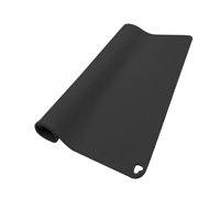 Ioensy - Alfombrilla De Silicona Impermeable Para Comida De Mascotas, Cuenco Para Beber, Para Perros Y Gatos, 40Cm X 31Cm, Negro
