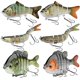 thumbnail image 1 of Señuelos de pesca CHSMONB, 6 unidades, cebo de natación articulado que se hunde lentamente, 1 of 7