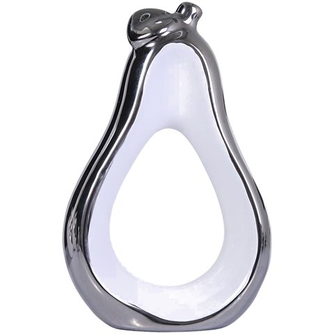 Mallorca - Figura Decorativa Pera Berna Abstracta Silver