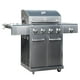 thumbnail image 3 of Parrilla a gas 4 Quemadores + Sellador lateral - Acero inoxidable®, 3 of 7