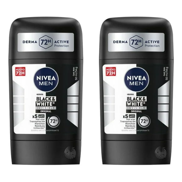 NIVEA MEN ORIGINAL BARRA ANTITRANSPIRANTE 50ML x2