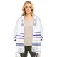 thumbnail image 1 of Mantón de oración Halleluyah Messianic Tallit 72 x 22 cm con bolsa acrílica, 1 of 7