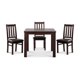 thumbnail image 5 of Comedor Ñuble Cuadrado 95X95 Cm Con 4 Sillas Chocolate-Negro, 5 of 13