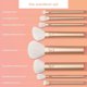 thumbnail image 2 of Juego De Brochas De Maquillaje Prémium Y Profesional, Cerdas Suaves, Para Base, Polvos Y Correctores, Juego De 9 Piezas, 2 of 5