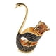 thumbnail image 5 of Cisne Vajilla Soporte Base Platería Palillos Tenedores Cubiertos Juego Negro, 5 of 5