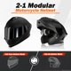 thumbnail image 2 of Casco Integral MXJ Gear L con Visera Dual y Mecanismo Abatible, 2 of 8