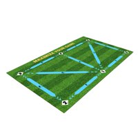 Ioensy - Alfombra De Entrenamiento De Fútbol Antideslizante Para Principiantes, Para Uso Doméstico, 50 Cm X 80 Cm