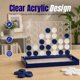 thumbnail image 2 of Juego de mesa SSE Acrílico Cuatro en línea azul marino/blanco, 2 of 6