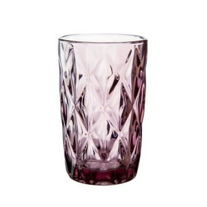 Allegra - Vaso Alto De 370Ml Diamonds Purple Bebidas Menaje Cocina