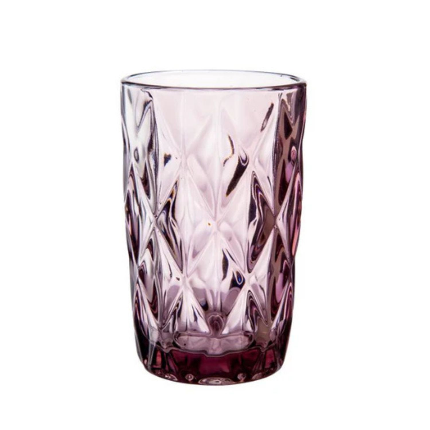 Allegra - Vaso Alto De 370Ml Diamonds Purple Bebidas Menaje
