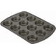 thumbnail image 1 of Molde para magdalenas GoodCook Everyday, acero antiadherente, 12 tazas, gris, 1 of 6