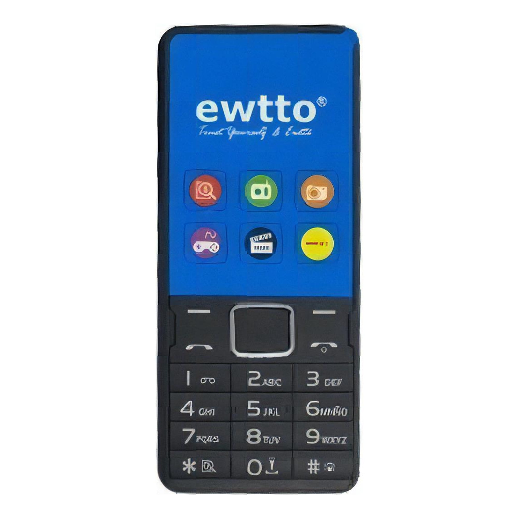 Telefono 4bandas Liberado Detector De Billete Ewtto Et-n1858 Color Azul