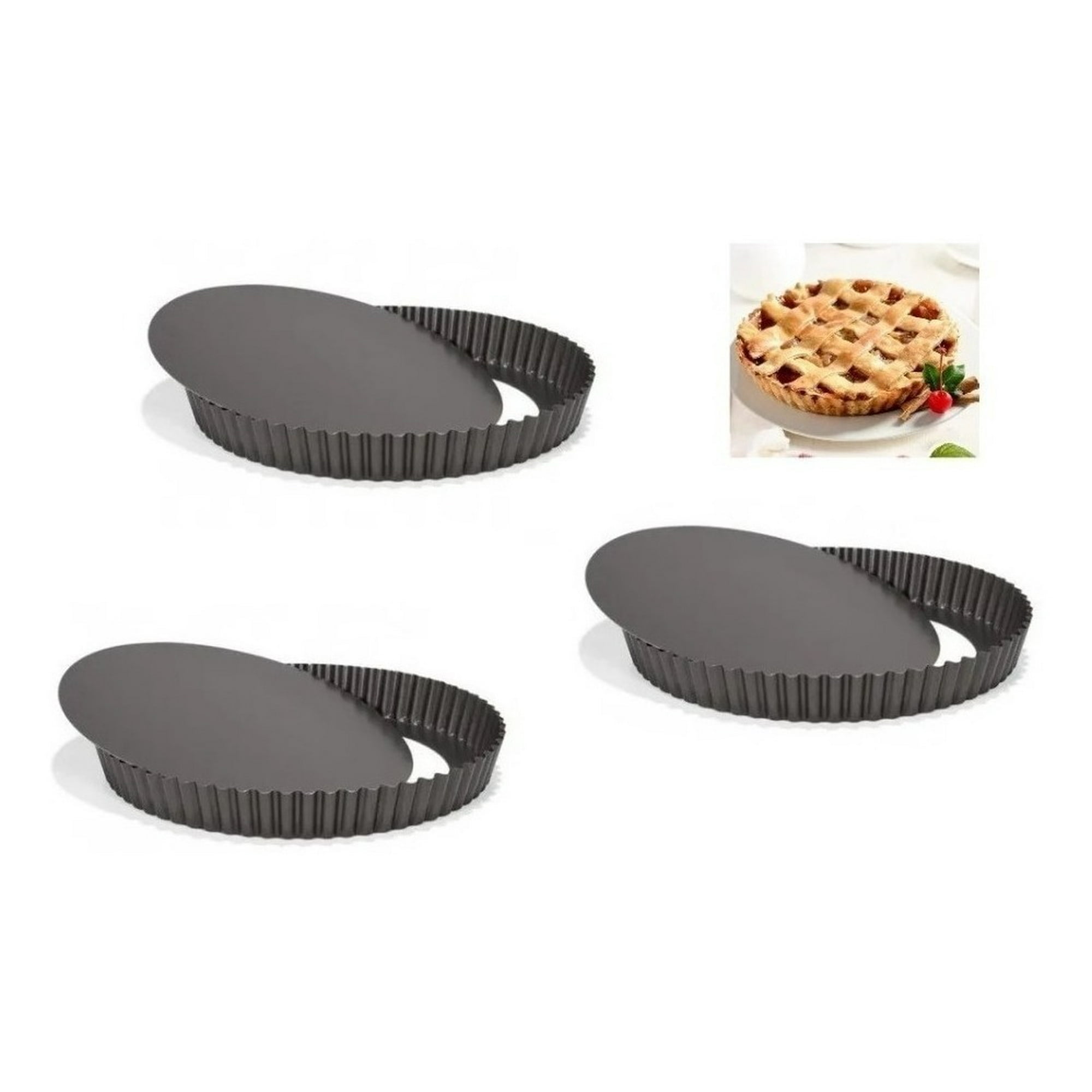 Genérico - Pack X3 Molde Desmontable Molde Desmontables Reposteria 20cm