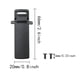 thumbnail image 2 of Pinza trasera ITROLLE para Walkie Talkie para Baofeng UV-5R, color negro, 4 unidades, 2 of 4